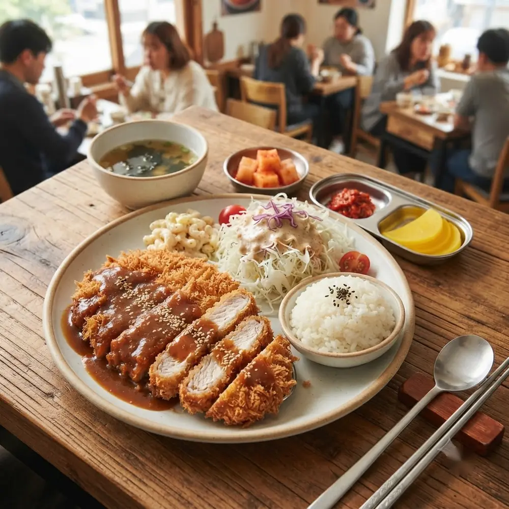 바삭한 등심돈가스